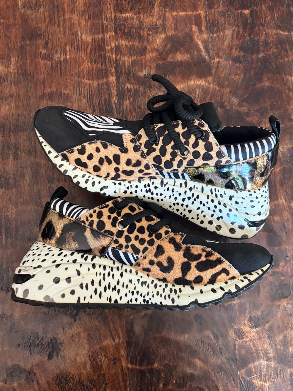 Steve Madden Animal Print Sneakers